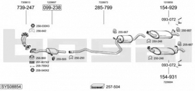 BOSAL sys08854 -