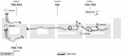 BOSAL sys08871 -  