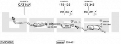 BOSAL sys08885 -  
