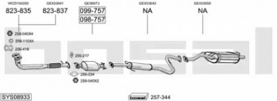 BOSAL sys08933 -