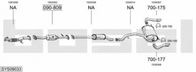BOSAL sys09033 -