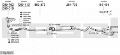 BOSAL sys09200 -