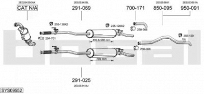 BOSAL sys09552 -  