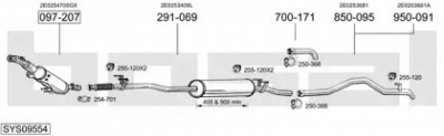 BOSAL sys09554 -  