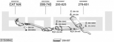 BOSAL sys09842 -  