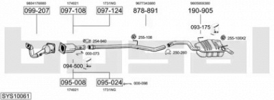 BOSAL sys10061 -  