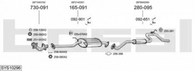 BOSAL sys10296 -