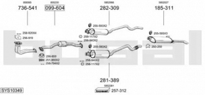 BOSAL sys10349 -