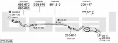 BOSAL sys10496 -