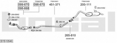 BOSAL sys10540 -  