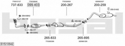 BOSAL sys10542 -