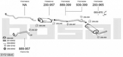 BOSAL sys10645 -  