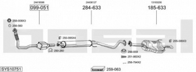 BOSAL sys10751 -