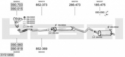 BOSAL sys10898 -  