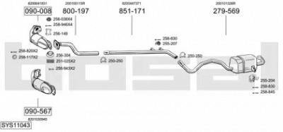 BOSAL sys11043 -