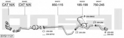 BOSAL sys11121 -