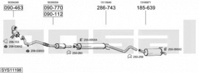 BOSAL sys11198 -  