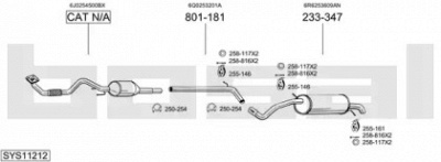 BOSAL sys11212 -  