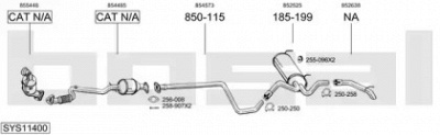 BOSAL sys11400 -