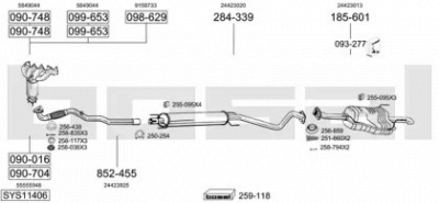 BOSAL sys11406 -  