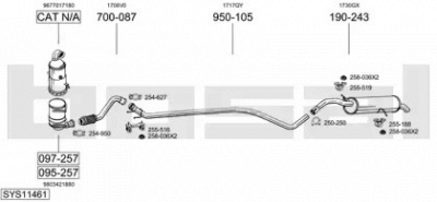 BOSAL sys11461 -
