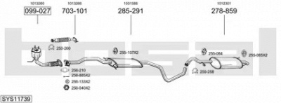 BOSAL sys11739 -