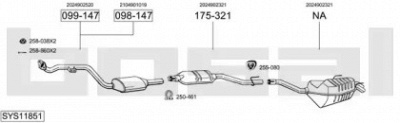 BOSAL sys11851 -