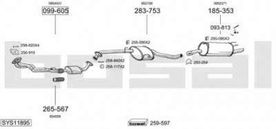 BOSAL sys11895 -