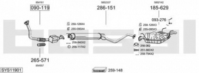 BOSAL sys11901 -  
