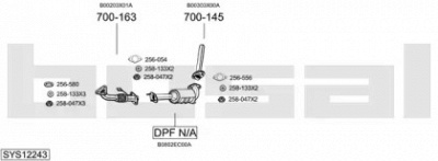 BOSAL sys12243 -  