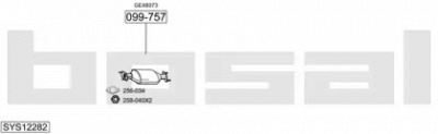 BOSAL sys12282 -  