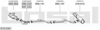 BOSAL sys12361 -