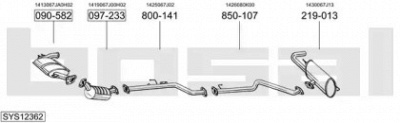 BOSAL sys12362 -  