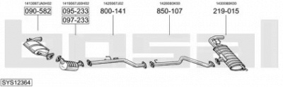 BOSAL sys12364 -