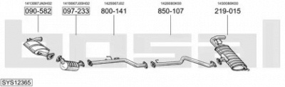 BOSAL sys12365 -