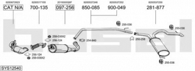 BOSAL sys12540 -