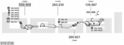 BOSAL sys12726 -  