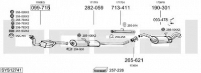 BOSAL sys12741 -  