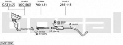 BOSAL sys12896 -  
