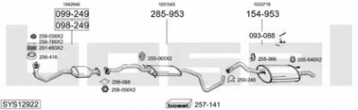 BOSAL sys12922 -