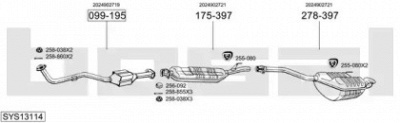 BOSAL sys13114 -  