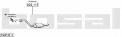 BOSAL sys13118 -