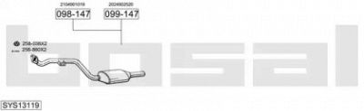 BOSAL sys13119 -