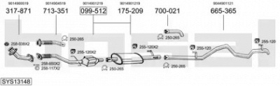 BOSAL sys13148 -  