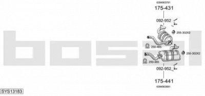 BOSAL sys13183 -