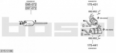 BOSAL sys13188 -