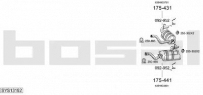 BOSAL sys13192 -