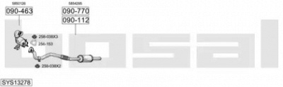 BOSAL sys13278 -