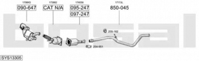 BOSAL sys13305 -