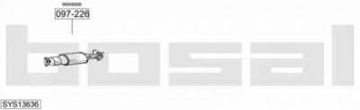 BOSAL sys13636 -